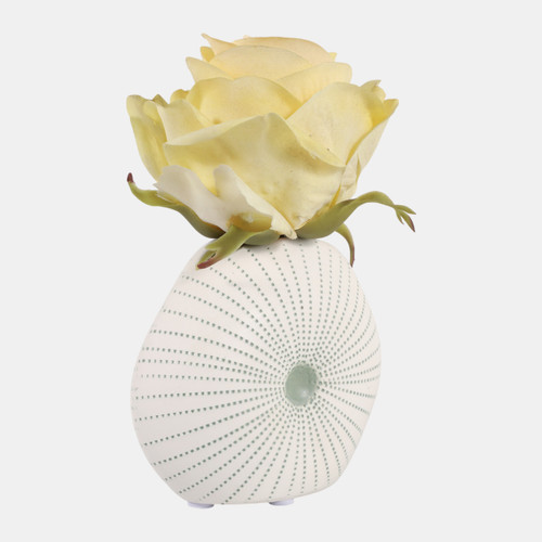 Sagebrook Home 5x4" Round Dotted Shell Bud Vase White/green Wishlist Create New