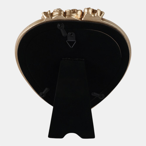 Sagebrook Home 5x5 Heart Photo Frame With Roses Gold Wishlist Create New