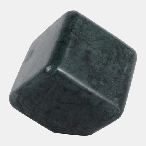 Sagebrook Home 5x5" Marble Cube Orb Green Wishlist Create New