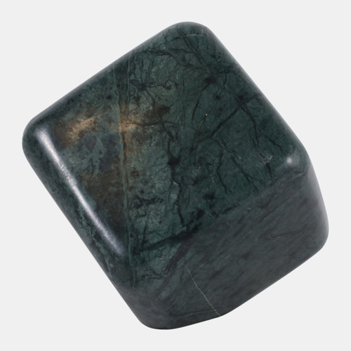 Sagebrook Home 5x5" Marble Cube Orb Green Wishlist Create New