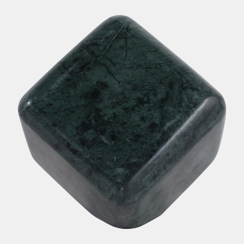 sagebrook home 5x5" Marble Cube Orb Green Wishlist Create New