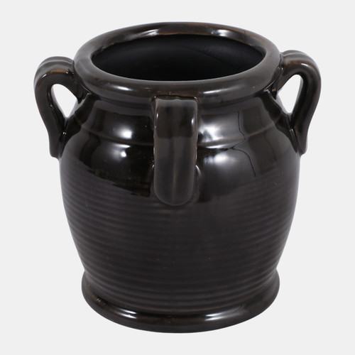 Sagebrook Home 5x5" Pencil Cup W/ Handles Black Wishlist Create New