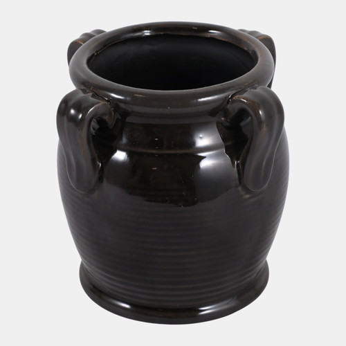 sagebrook home 5x5" Pencil Cup W/ Handles Black Wishlist Create New