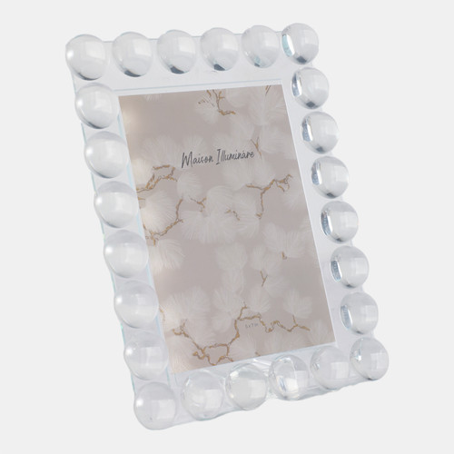 Sagebrook Home 5x7 Crystal Bubble Photo Frame Clear Wishlist Create New