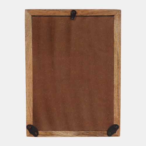 Sagebrook Home 5x7 Marble Block Photo Frame White/natural Wishlist Create New