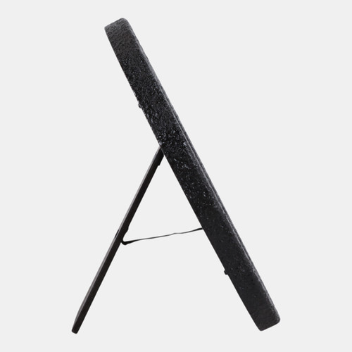 Sagebrook Home 5x7" Organic Shaped Textured Photo Frame Black Wishlist Create New