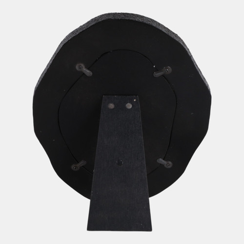 Sagebrook Home 5x7" Organic Shaped Textured Photo Frame Black Wishlist Create New