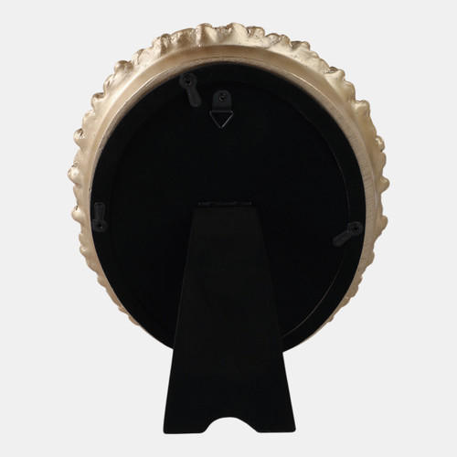 Sagebrook Home 5x7 Oval Photo Frame With Rosette Border Gold Wishlist Create New