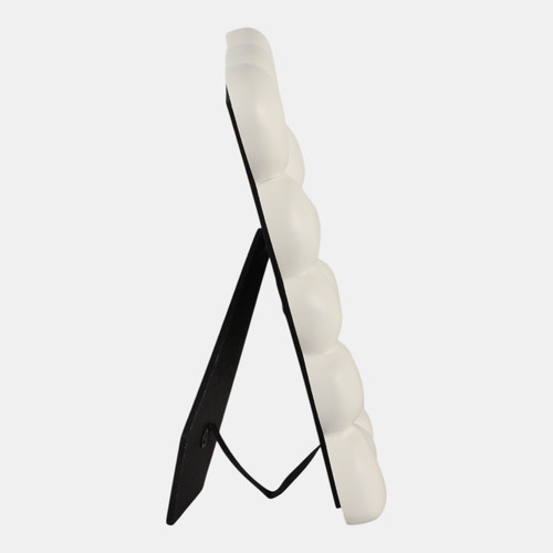 Sagebrook Home 5x7" Puffy Squiggle Photo Frame Ivory Wishlist Create New