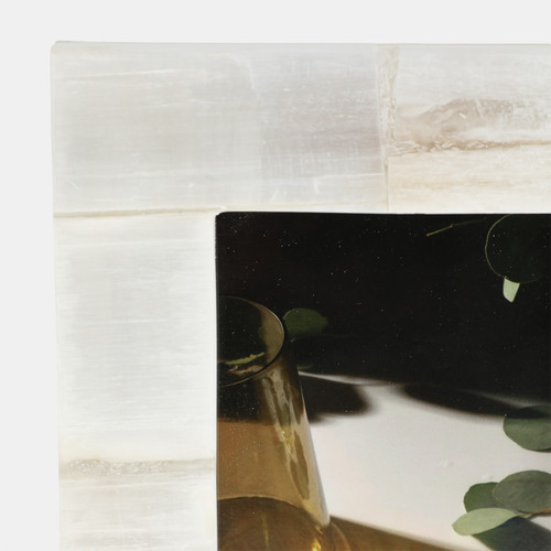 Sagebrook Home 5x7 Selenite Photo Frame White Wishlist Create New