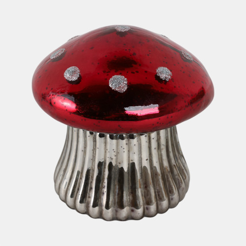 Sagebrook Home 6" 12 Oz Cinnamon Mushroom Candle Red Wishlist Create New