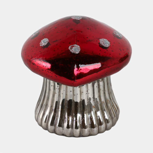 sagebrook home 6" 12 Oz Cinnamon Mushroom Candle Red Wishlist Create New