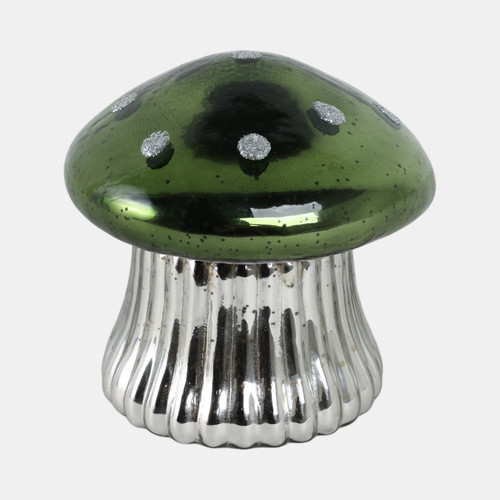 Sagebrook Home 6" 12 Oz Cypress & Musk Mushroom Candle Green Wishlist Create New