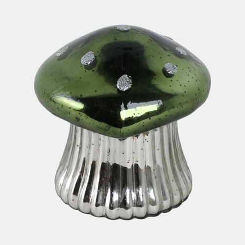 sagebrook home 6" 12 Oz Cypress & Musk Mushroom Candle Green Wishlist Create New