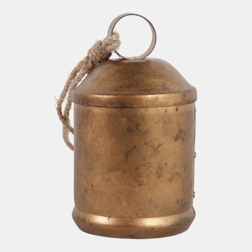 Sagebrook Home 6" 22 Oz Cinnamon Bell Candle Gold Wishlist Create New