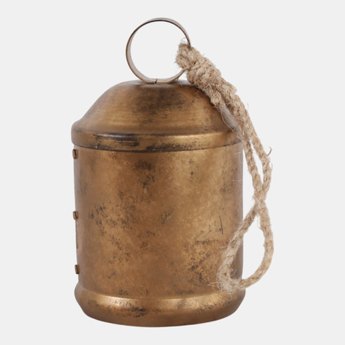 sagebrook home 6" 22 Oz Cinnamon Bell Candle Gold Wishlist Create New