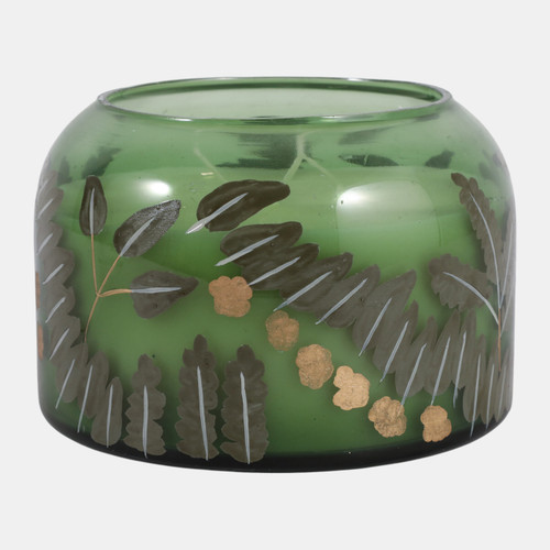 Sagebrook Home 6" 33 Oz Gardenia Floral Pattern Candle Green Wishlist Create New