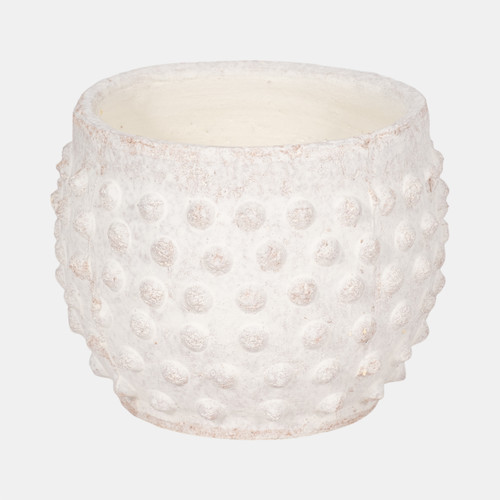 Sagebrook Home 6" Bubble Rough Finish Planter White Wishlist Create New