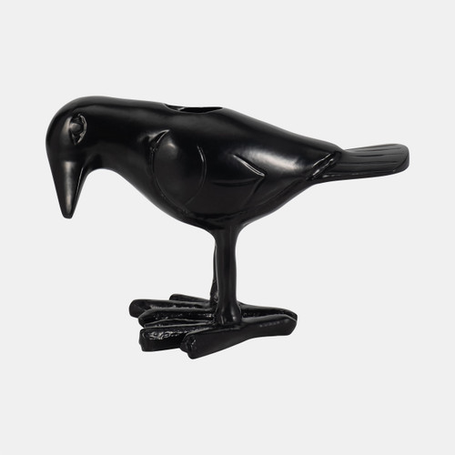 sagebrook home 6" Crow Taper Candle Holder Black Wishlist Create New