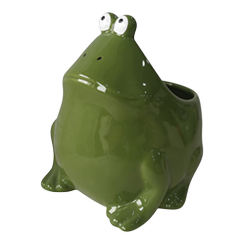 sagebrook home 6" Dark Green Frog Candle Wishlist Create New