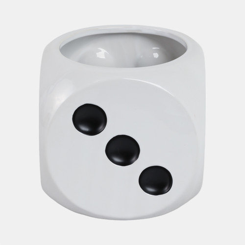 sagebrook home 6" Dice Planter White/black Wishlist Create New