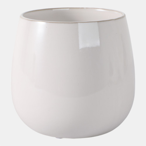 Sagebrook Home 6" Flower Bunches Applique Planter Ivory Wishlist Create New