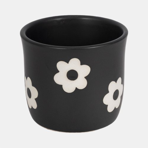 sagebrook home 6" Flower Power Planter Black/white Wishlist Create New