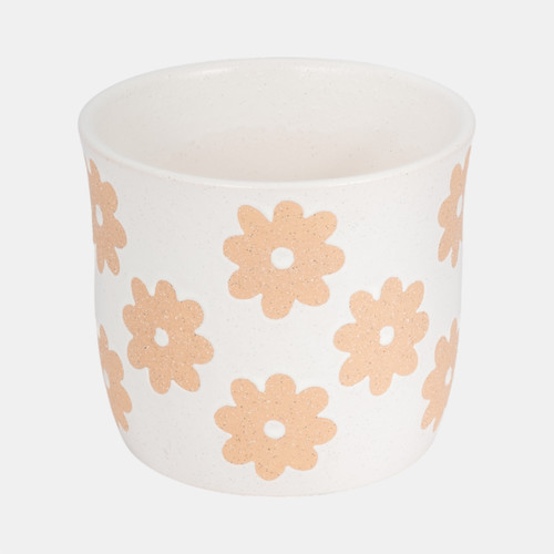 sagebrook home 6" Flower Power Planter White/tan Wishlist Create New