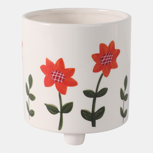 sagebrook home 6" Footed Hand Painted Planter Multi Wishlist Create New