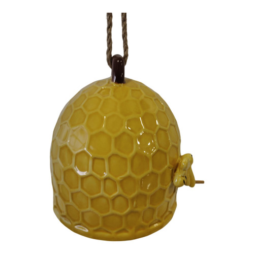 Sagebrook Home 6" Honeycomb Bird Feeder Yellow Wishlist Create New