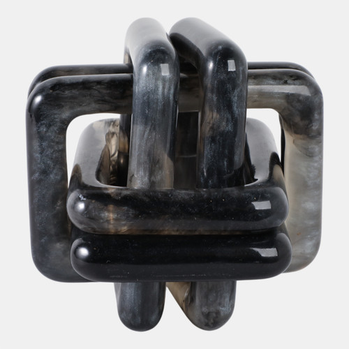Sagebrook Home 6" Marbled Resin Knot Black Wishlist Create New