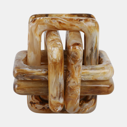 Sagebrook Home 6" Marbled Resin Knot Tan Wishlist Create New