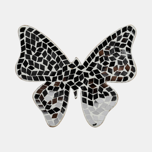 sagebrook home 6" Mosaic Butterfly White Wishlist Create New