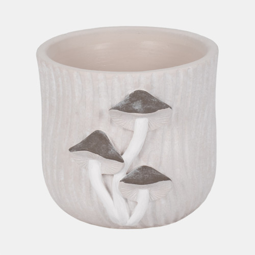 sagebrook home 6" Mushroom Applique Planter Grey Wishlist Create New