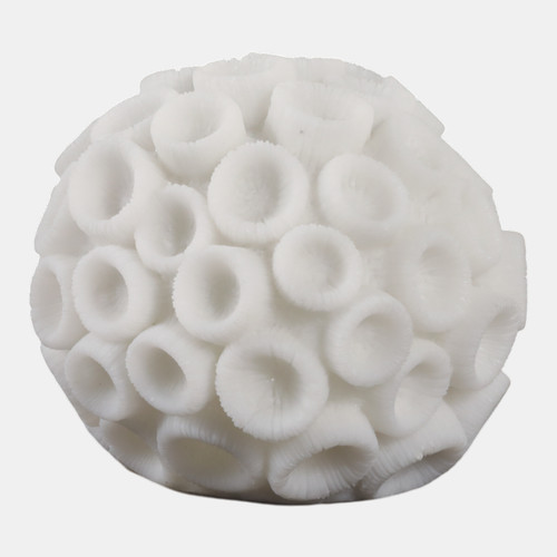 Sagebrook Home 6" Round Coral Orb Ivory Wishlist Create New