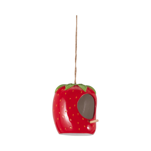 Sagebrook Home 6" Strawberry Bird House/feeder Red/green Wishlist Create New