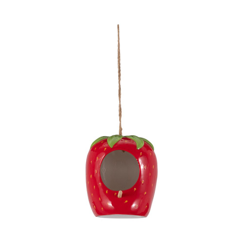 sagebrook home 6" Strawberry Bird House/feeder Red/green Wishlist Create New