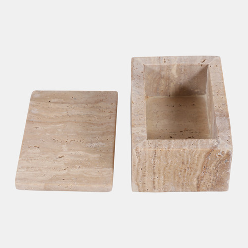 Sagebrook Home 6" Travertine Box Tan Wishlist Create New