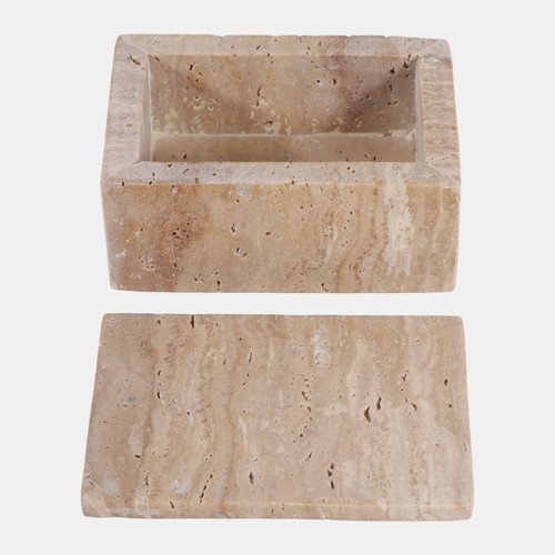 Sagebrook Home 6" Travertine Box Tan Wishlist Create New