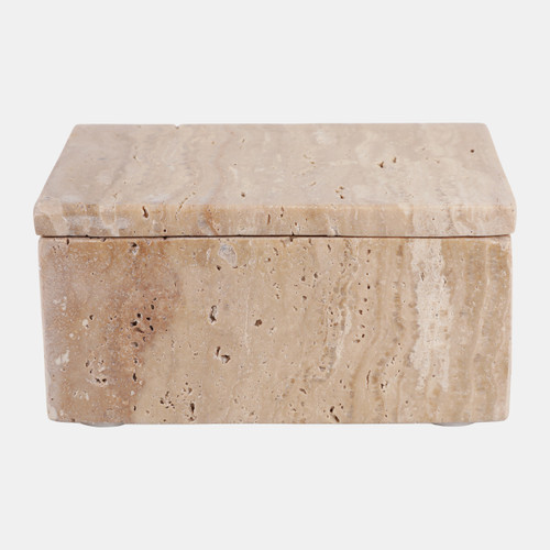 sagebrook home 6" Travertine Box Tan Wishlist Create New