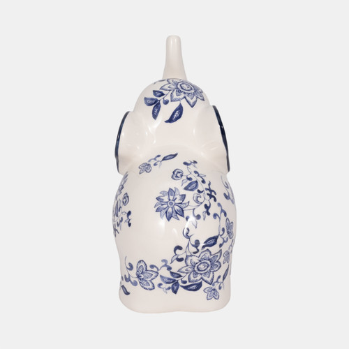 Sagebrook Home 6" Trunk Up Chinoiserie Elephant Blue/white Wishlist Create New