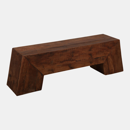 Sagebrook Home 60x18" Reclaimed Wood Angled Bench Natural Wishlist Create New