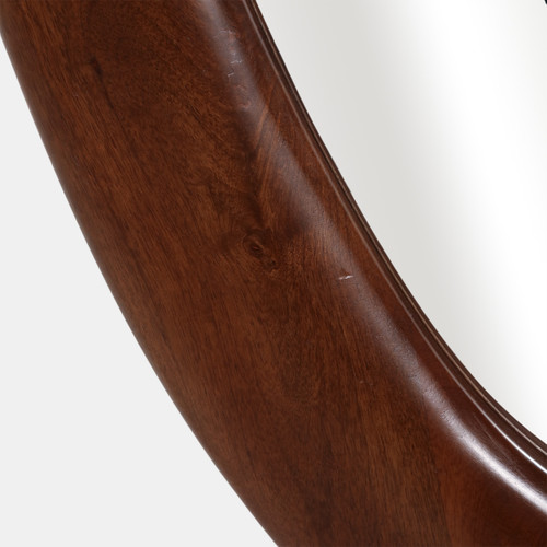 Sagebrook Home 62x35" Organic Oval Shaped Wood Mirror Walnut Wishlist Create New