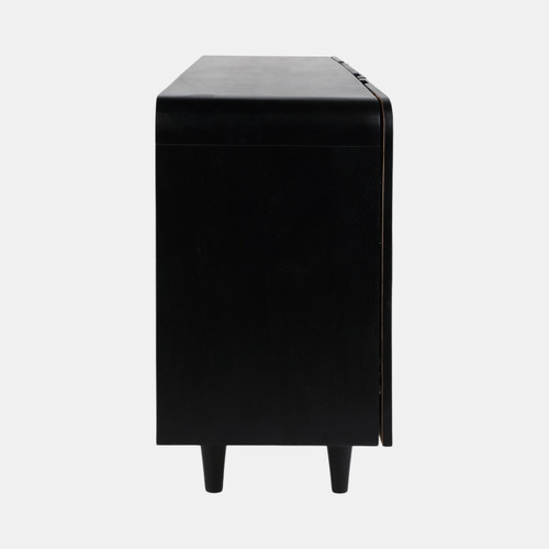 Sagebrook Home 63x30" Large Circles 3-door Cabinet Black Wishlist Create New