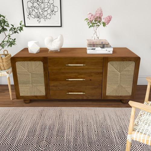 Sagebrook Home 65" Acacia Abacus Sideboard Brown / Kd Wishlist Create New
