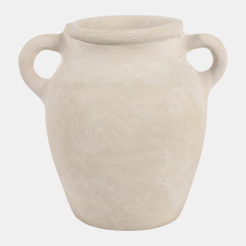 sagebrook home 6x5" Paper Mache Bud Vase W/ Handles Ivory Wishlist Create New