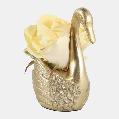 Sagebrook Home 6x5" Swan Planter Gold Wishlist Create New