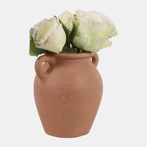 Sagebrook Home 6x5" Terracotta Bud Vase W/ Handles Natural Wishlist Create New