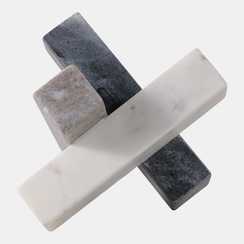 Sagebrook Home 6x6" Marble Abstract Jack Multi Wishlist Create New