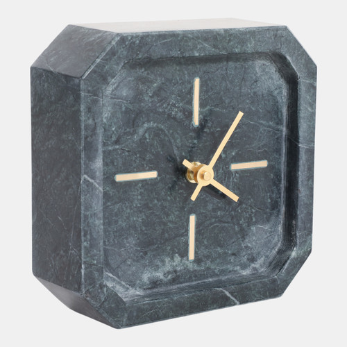 Sagebrook Home 6x6" Marble Octagon Clock Green/gold Wishlist Create New